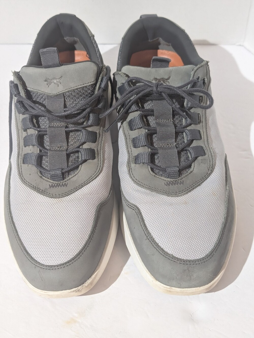 Wolf And Shepherd Victory Trainer Men's Size 9 Gray Sneakers Made In Portugal